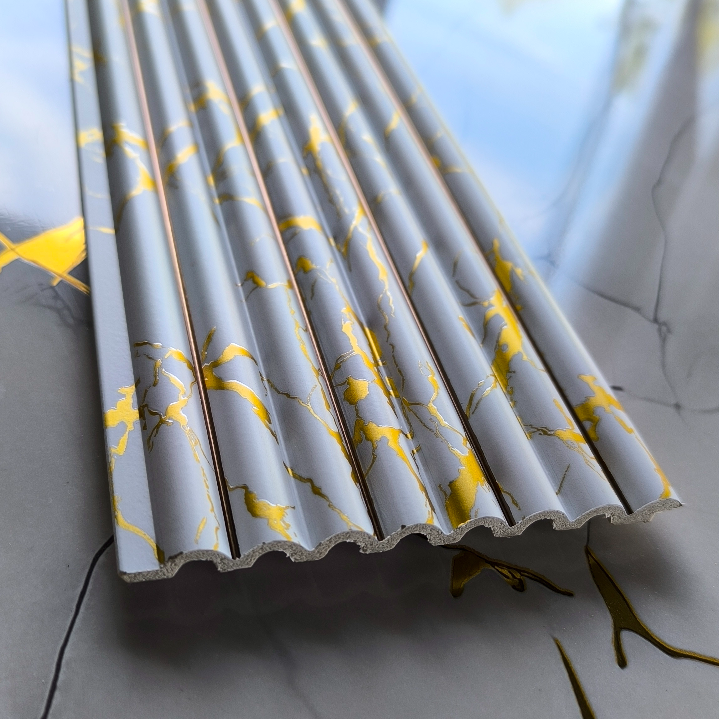 PIANO WAVE  KS12009-3 | 12X280CM |  PS LAMBRİ DUVAR PANELİ