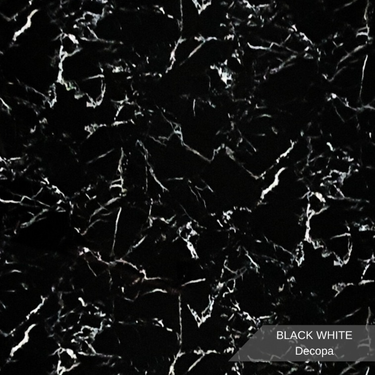 DEPA BLACK WHITE | 122X244CM | PVC DUVAR PANELİ