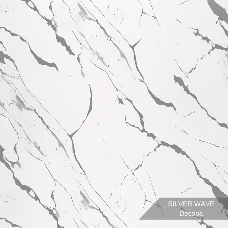 DEPA SILVER WAVE | 122X244CM | PVC DUVAR PANELİ