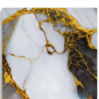 ALÂ VOLCANO GOLD GREY | 122X244CM | PVC DUVAR PANELİ