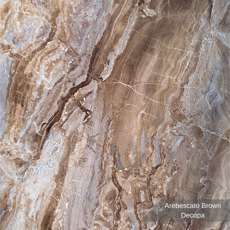 ZER 8259-2 MARMORİ BROWN | 122x244 CM |  PVC DUVAR PANELİ